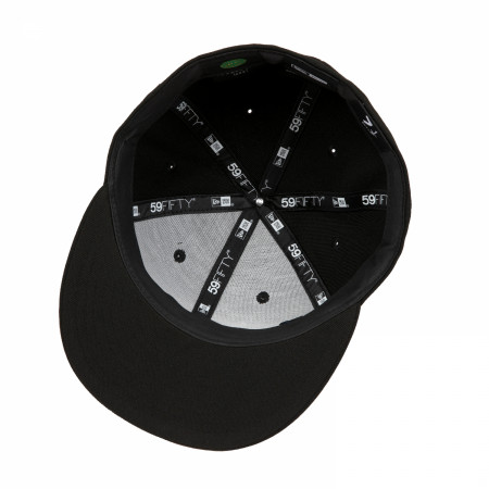 Black Lantern Symbol Blackest Night 59Fifty Fitted Hat