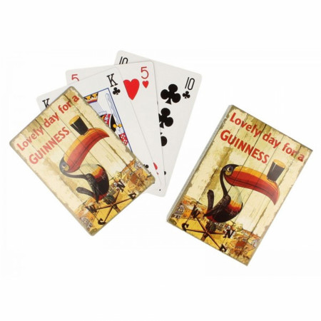 Guinness Beer Vintage Toucan Playing Cards