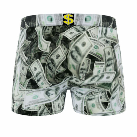 Crazy Boxer American Flag and Cash Money Men's Boxer Briefs 2-Pack