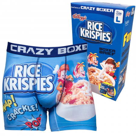 Rice Krispies Boxer Briefs in Cereal Box