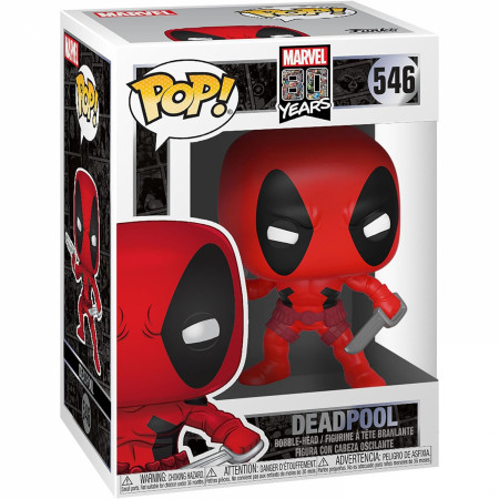 Marvel 80th First Appearance Deadpool Funko Pop! Vinyl Figure