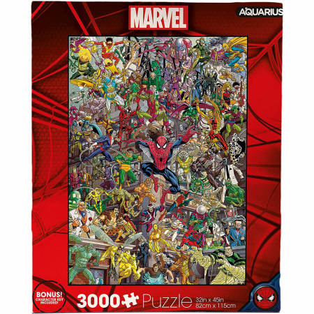 Spider-Man Villians 3,000 Piece Jigsaw Puzzle with Character Key