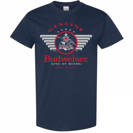 Budweiser Genuine King of Beer Navy Colorway T-Shirt