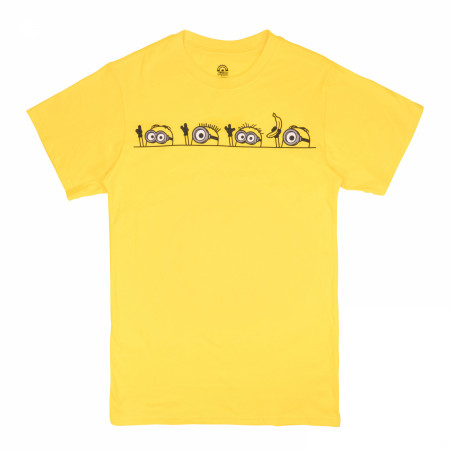 Minions Peeking Out T-Shirt