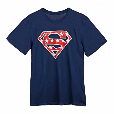 Superman Shining Stars Logo T-Shirt
