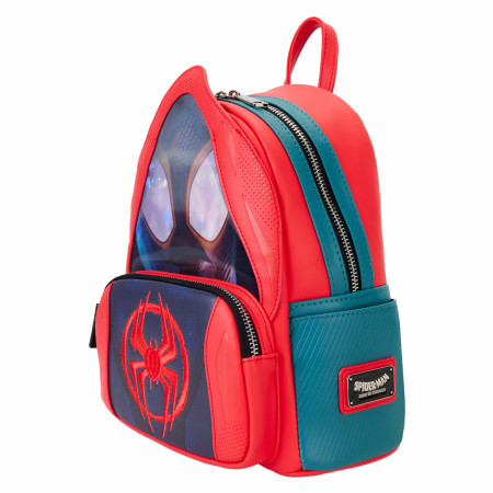 Spider-Verse Miles Morales Hoodie Mini Backpack By Loungefly