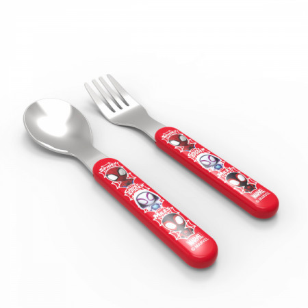 Marvel Comics Spider-Man and His Amazing Friends 5.5" ABS Flatware Set