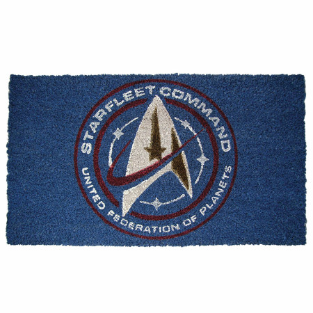 Star Trek Discovery Starfleet 17"x 29" Doormat with Non-skid Back