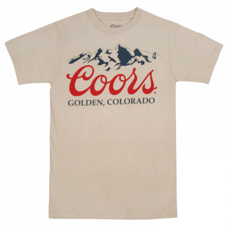 Coors Banquet Golden Colorado Rockies Mountain Range T-Shirt