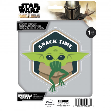 Star Wars The Mandalorian The Child Snack Time Decal