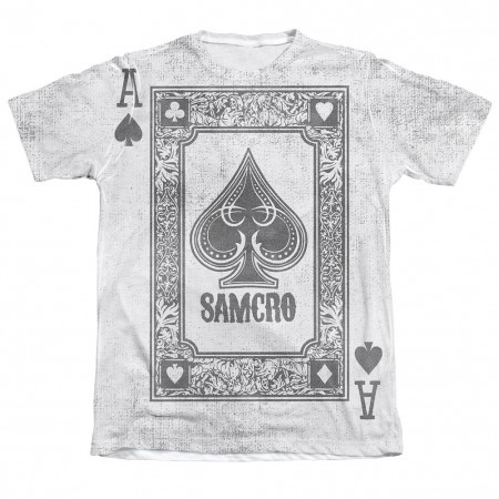 Sons Of Anarchy Ace Of Spades Sublimation T-Shirt