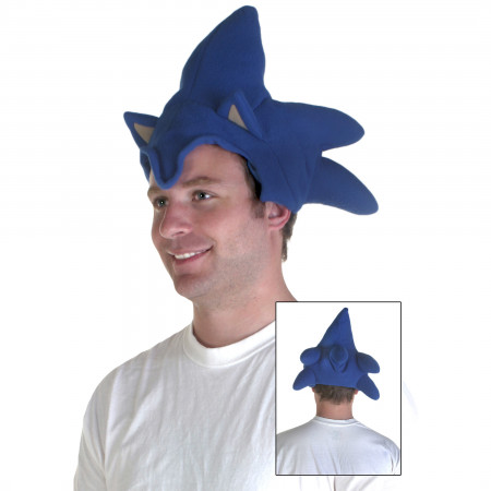 Sonic The Hedgehog Fleece Cap Cosplay Costume Adult Hat