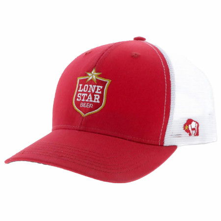 Lone Star Beer Embroidered Logo Curved Bill Snapback