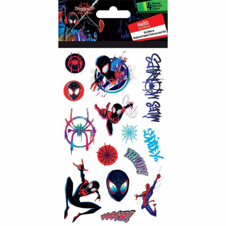 Spider-Man Miles Morales Spidey Stickers 4-Sheet Set