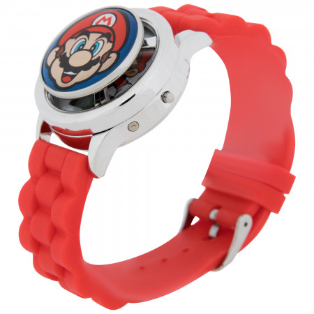 Super Mario Bros. Digital Watch with Interchangeable Face