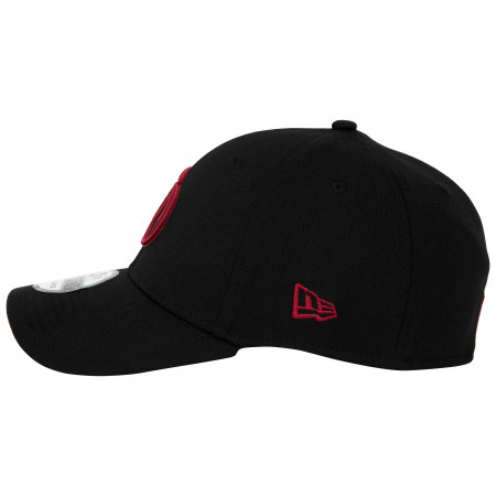 Daredevil Logo Black Colorway New Era 39Thirty Fitted Hat