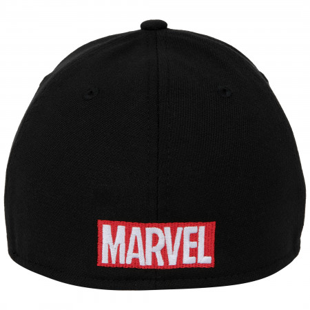 Daredevil Logo Black Colorway New Era 39Thirty Fitted Hat