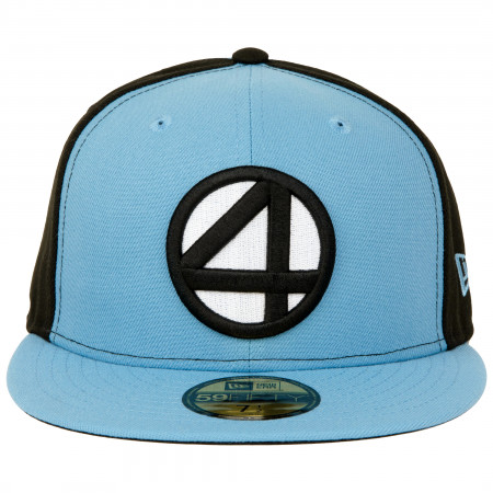 Fantastic 4 Logo Black & Blue Panels New Era 59Fifty Fitted Hat