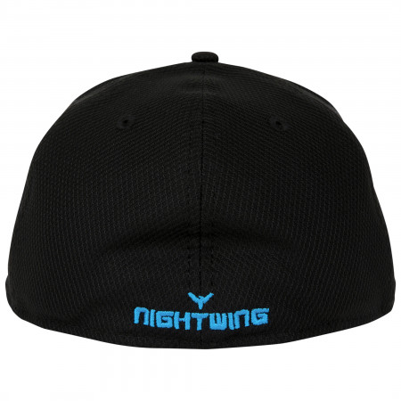 Nightwing Symbol Black Colorway New Era 59Fifty Fitted Hat