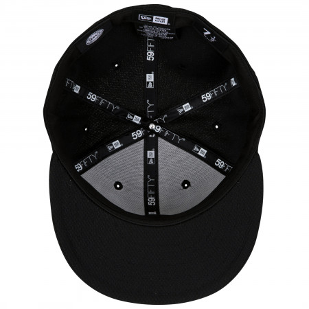 Nightwing Symbol Black Colorway New Era 59Fifty Fitted Hat