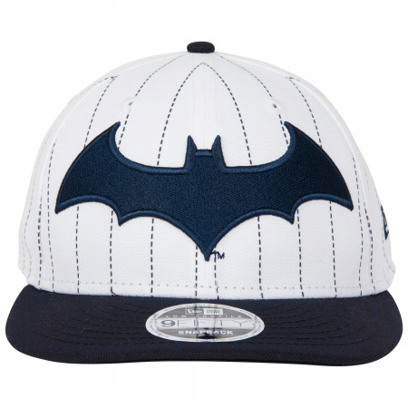 Batman Logo Pinstripe New Era Low Profile 9Fifty Adjustable Hat