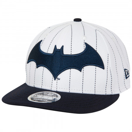 Batman Logo Pinstripe New Era Low Profile 9Fifty Adjustable Hat