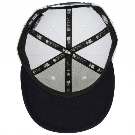 Batman Logo Pinstripe New Era Low Profile 9Fifty Adjustable Hat