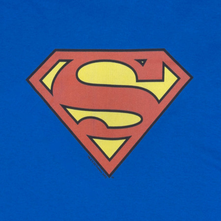 Superman Kids Royal Blue Symbol T-Shirt