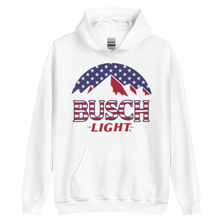 Busch Light Stars and Stripes American Flag Hoodie