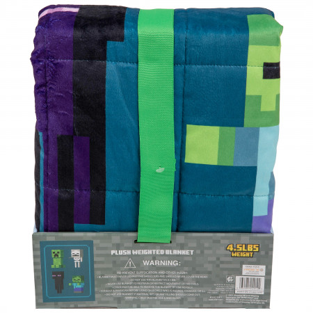 Minecraft Mob Chart Weighted Blanket