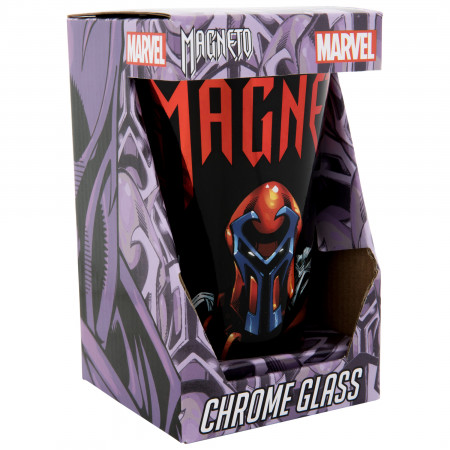 Magneto Chrome Pint Glass