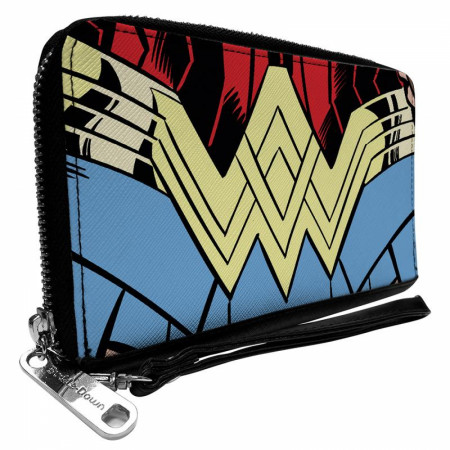 Wonder Woman 1984 WW Belt Logo Zip Around Wallet