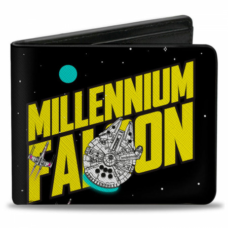 Star Wars Millennium Falcon Retro Design Bi-Fold Wallet
