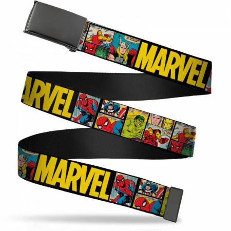 Marvel Retro Comic Panels Adult Web Belt