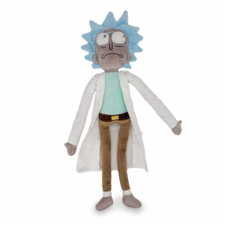 Rick and Morty Rick Sanchez Standing Pose Plush Squeaky Dog Toy