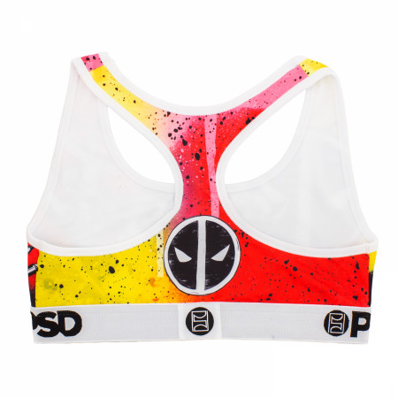 Deadpool and Wolverine Color Splash PSD Sports Bra