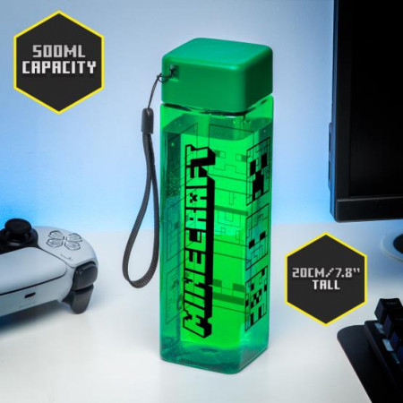 Minecraft Mobs Rectangular 500ML Water Bottle