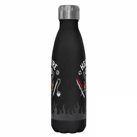 Stranger Things Hellfire Club Black Colorway 17oz Steel Water Bottle