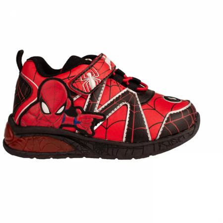 Spider-Man Web Swing Boy's Light-Up Sneakers