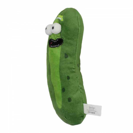 Rick & Morty Pickle Rick Squeaker Plush Dog Toy