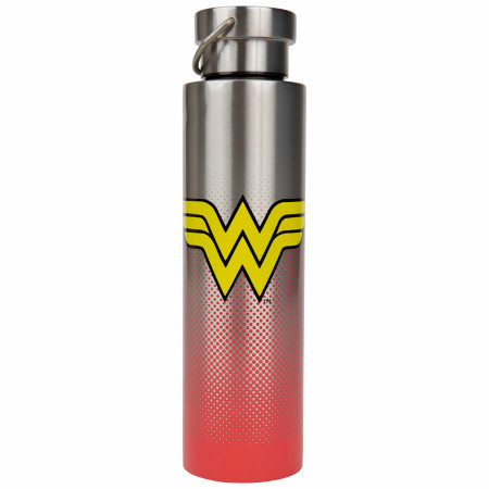 DC Comics Wonder Woman Symbol 24oz Stainless Steel Water Bottle