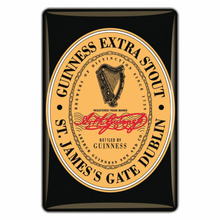 Guinness Extra Stout Heritage Label Magnet