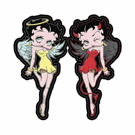 Betty Boop Angel and Devil Car Emblem