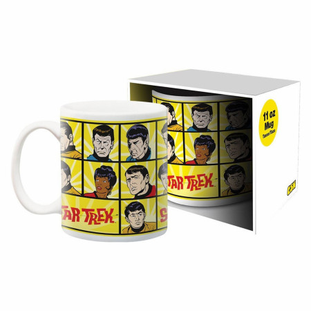 Star Trek Retro Cast 11oz Ceramic Mug