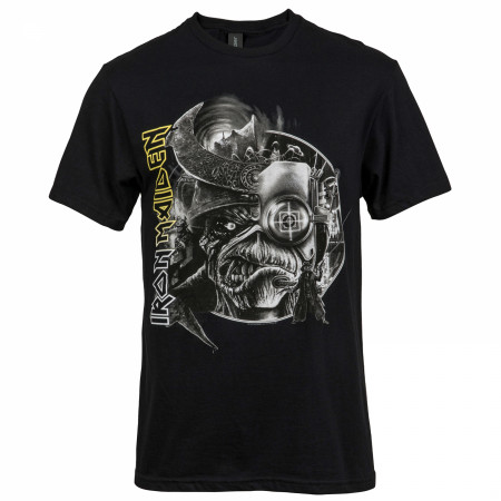 Iron Maiden The Future Past Tour '23 Greyscale T-Shirt