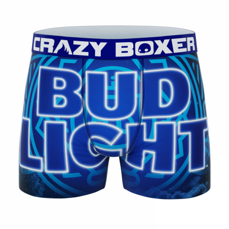Crazy Boxer Bud Light Cans and Logos Boxer Briefs 3-Pack