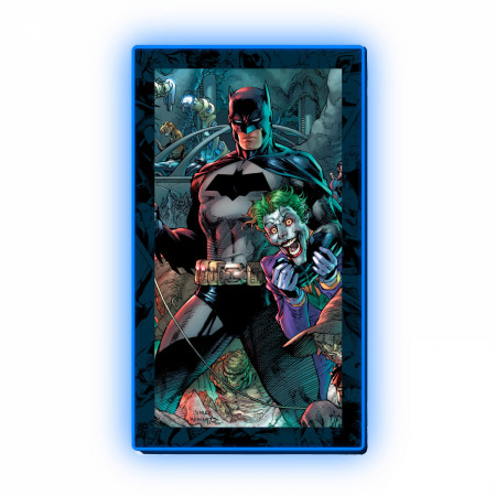 Batman and The Joker LED Mini Poster Mountable Wall Light