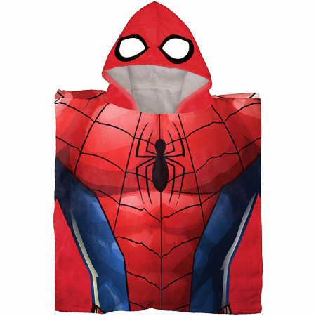 Spider-Man Kids Beach Towel Hooded Poncho