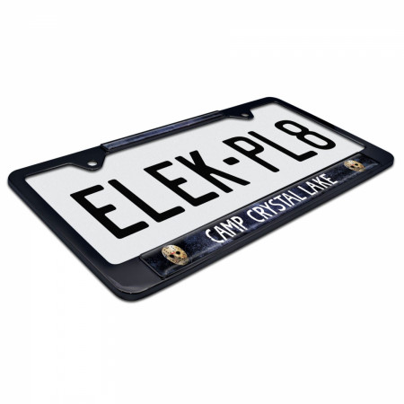 Friday the 13th Camp Crystal Lake License Plate Frame by Elektroplate