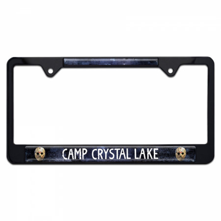 Friday the 13th Camp Crystal Lake License Plate Frame by Elektroplate